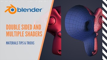 How to make a two-sided shader material in Blender 2.8 EEVEE and Cycles - Beginner Tutorial