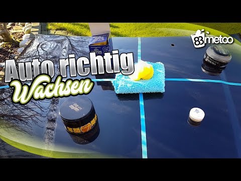 AUTO RICHTIG WACHSEN WAX VERGLEICH Soft99 Fusso Coat Dodo Juice Meguiars Paste Wax R222 Carnauba Wax