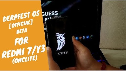BEST CUSTOM ROM for REDMI 7/Y3 ONCLITE | DERPFEST OS OFFICIAL | INSTALL & OVERVIEW | 4-STEP GUIDE|