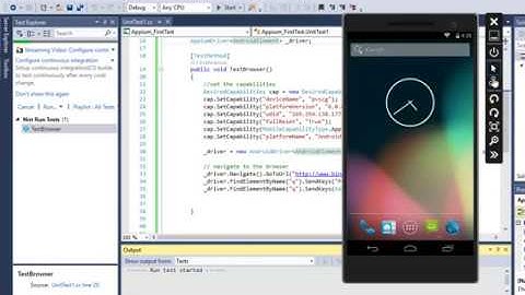 Appium tutorial- Automation test on Android Emulator using Microsoft Visual Studio | Mobile Testing
