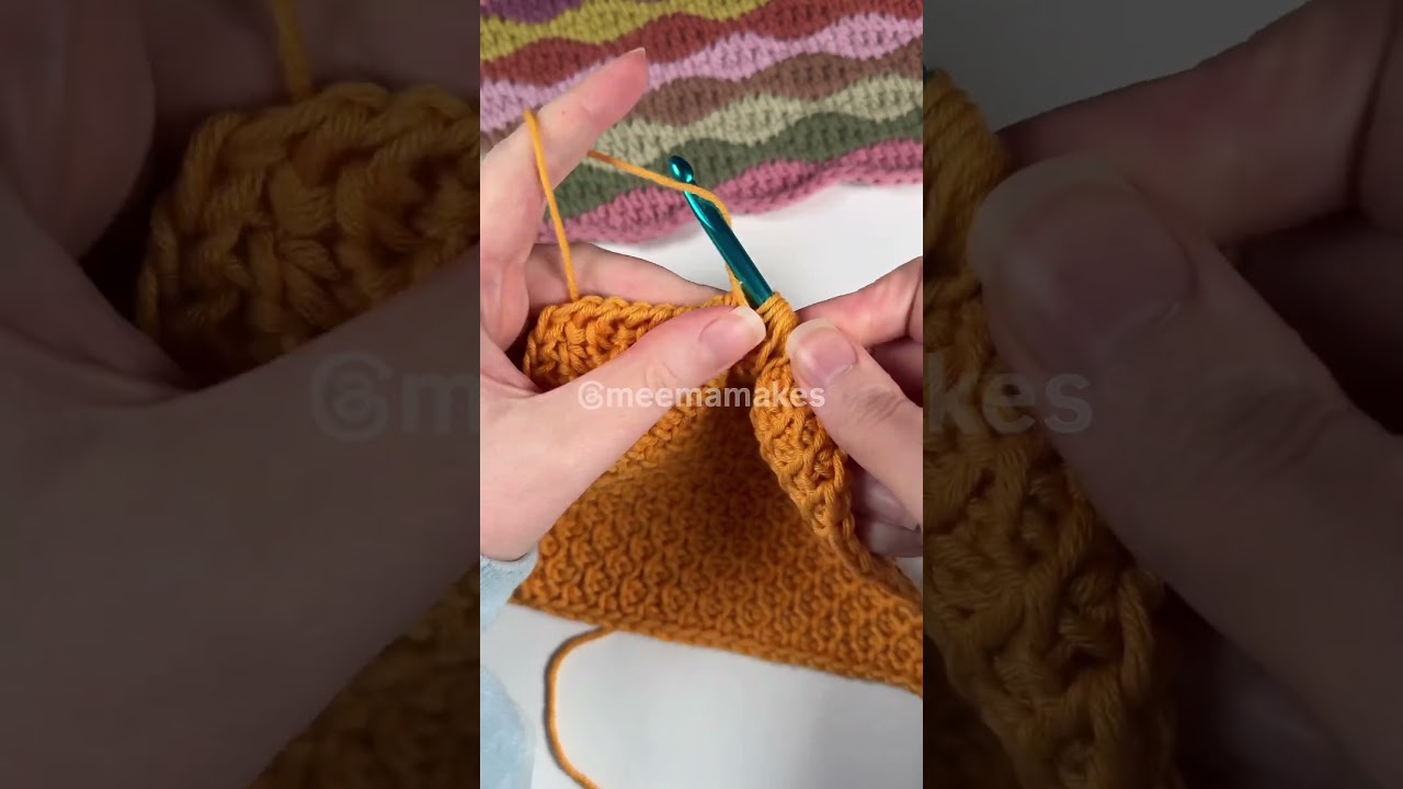 I am obsess with the texture of this #tunisiancrochet stitch 😍