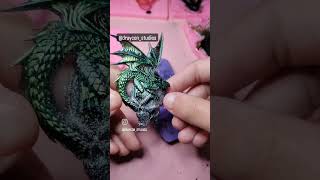 Demolding a dragon pin
