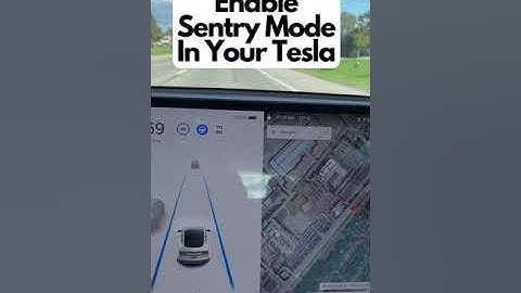 How To Enable Sentry Mode In Your #Tesla #shorts