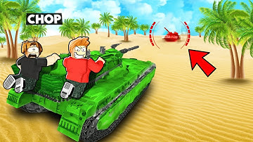 ROBLOX CHOP AND FROSTY PLAY TANK BATTLES SIMULATOR