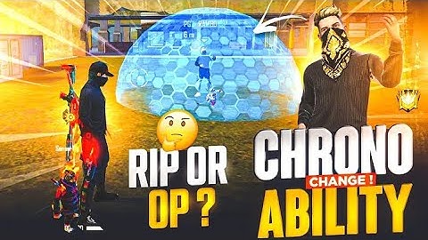 CHRONO ABILITY CHANGE IN OB31 UPDATE | NEW CHRONO SKILL CHANGE | FREEFIRE ADVANCE SERVER- WarframeFF