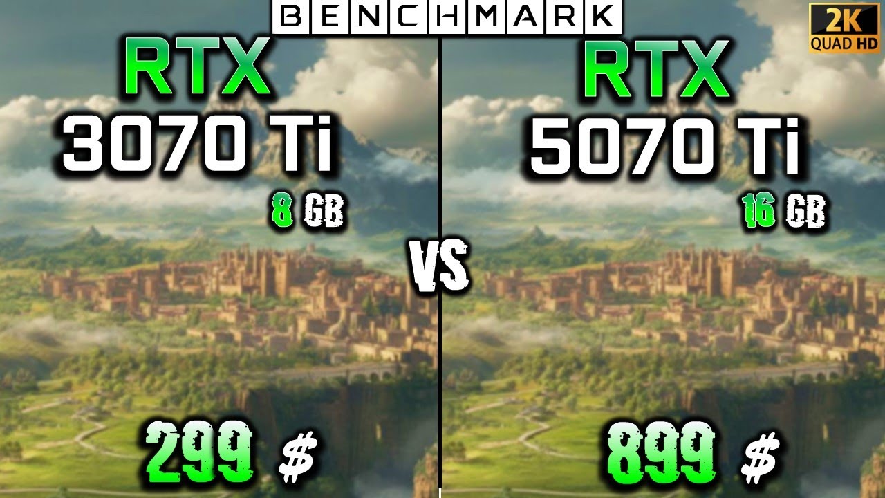 RTX 3070 Ti 8GB vs RTX 5070 Ti 16GB / Test / 1440p / in 10 Games - YouTube