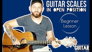 Guitar Scales in Open Position - Guitar Lesson