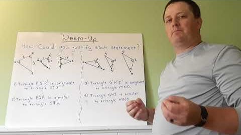 3-09: IM Geometry - Conditions for Triangle Similarity