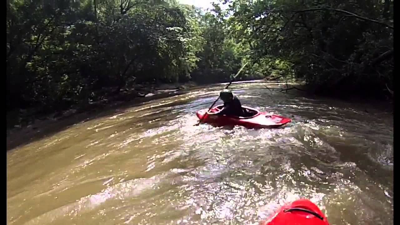 Ben's first river running trip in a kayak