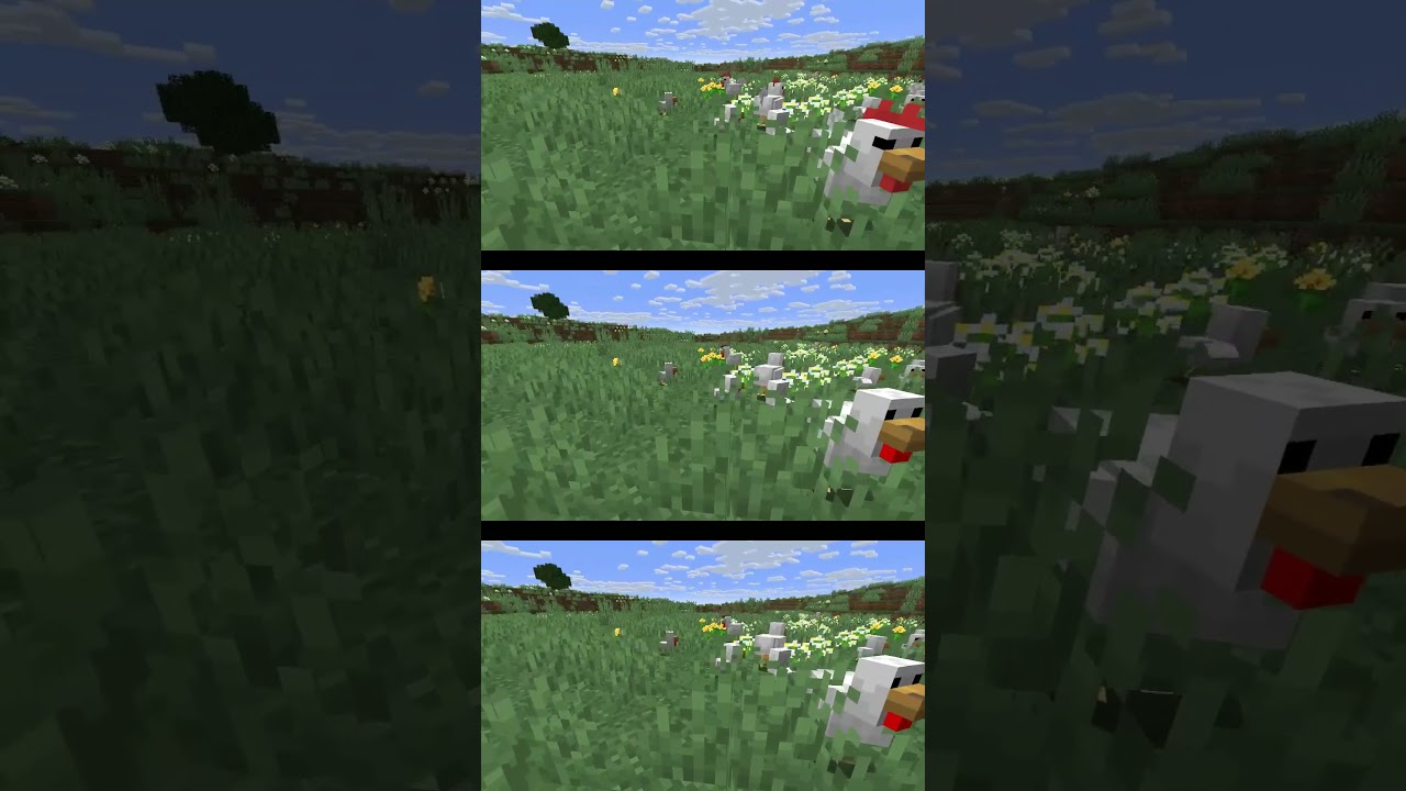 CHICKENS WITH ATTITUDE - Minecraft Spot The Difference:  