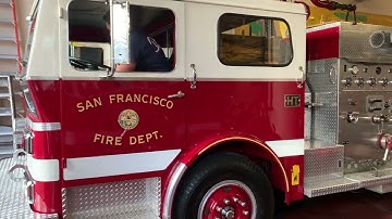 San Francisco Fire Dept. Station 22’s 1973 Ward LaFrance P-80, One Last Start Up (9/24/2025)
