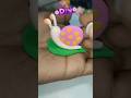 ​Making a Tiny Snail Friend 🐌#diy #clay #craft  #shorts #viral