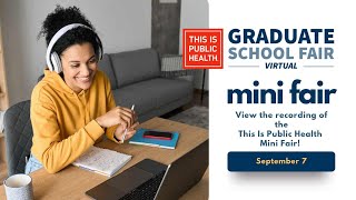 This is Public Health Virtual Mini Fair - September 7