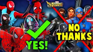 FORGET ABOUT REBIRTH & SAVE MILLIONS OF GOLD | INCURSION RAIDS | WEB WARRIORS | MARVEL STRIKE FORCE