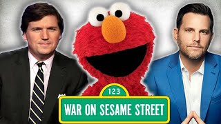 Dave Rubin and Tucker Carlson's WAR ON SESAME STREET - Because Elmo said Racism was Bad