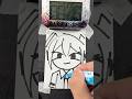 This is Miku Hatsune drawn in 1 minute. #nishi_sensei #toxicgossiptrain