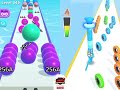 Ball Run 2048 Vs Long Neck Run - Level Gameplay (iOS,Android)