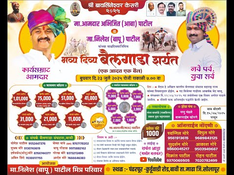 बावलिंगेश्वर केसरी बावी ( माढा ) भव्य एक आदत एक बैल मैदान