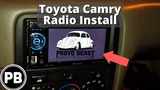 1997 - 2001 Toyota Camry Stereo Removal 