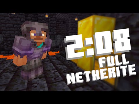 Full Netherite Armor in 2 Minutes