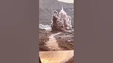 Dangerous mining Blast Process #blasting #blast #letsblast#blasting in opencast mines