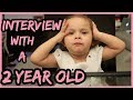 INTERVIEW WITH A 2 YEAR OLD **CUTEST INTERVIEW EVER!** | SUMAKIT ULO NYA!