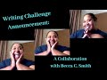 Writing challenge announcement collaboration with becca c  smith