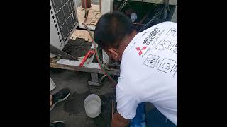 1302 error code VRF mitsubishi . (expansion valve replacement)