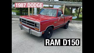 Player Profile 1987 Dodge RAM D150 5,2l V8