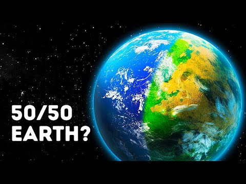 What If Earth Was Half Land and Half Water?