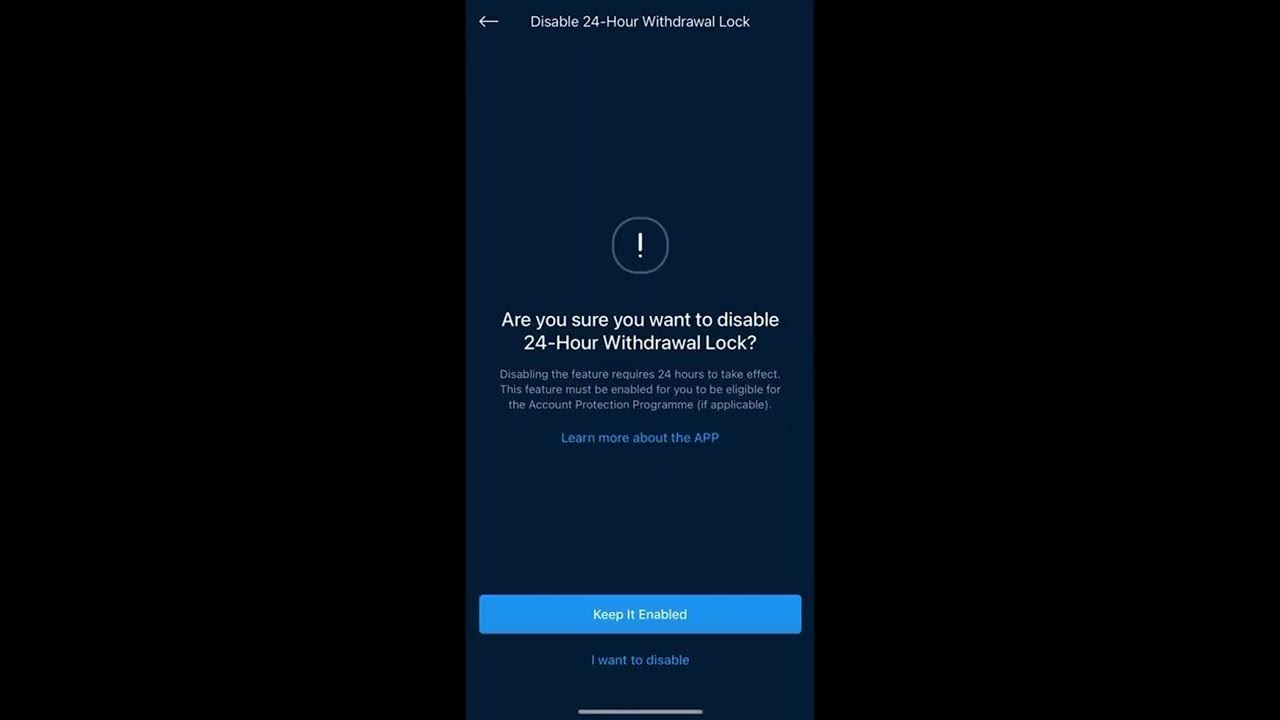 Crypto Com 24 Hour Withdrawal Lock
