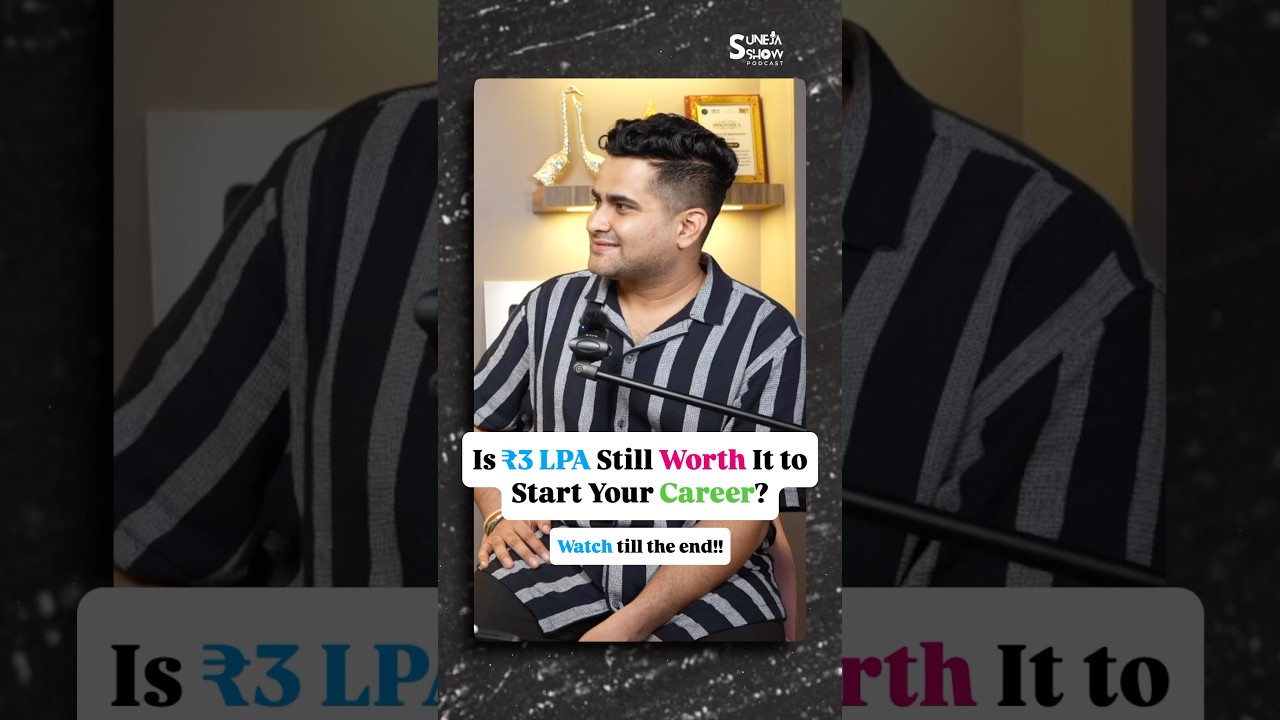 Is ₹3 LPA Still Worth It to Start Your Career? 