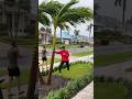 POV: #weatherman gets #busted in the #hurricane 🌊👀