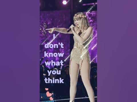 It's a Love Story baby just say Yes! Taylor Swift on her elegant live