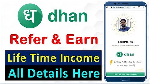Dhan Application Refer And Earn 💰💰💰 Full Process @dhan