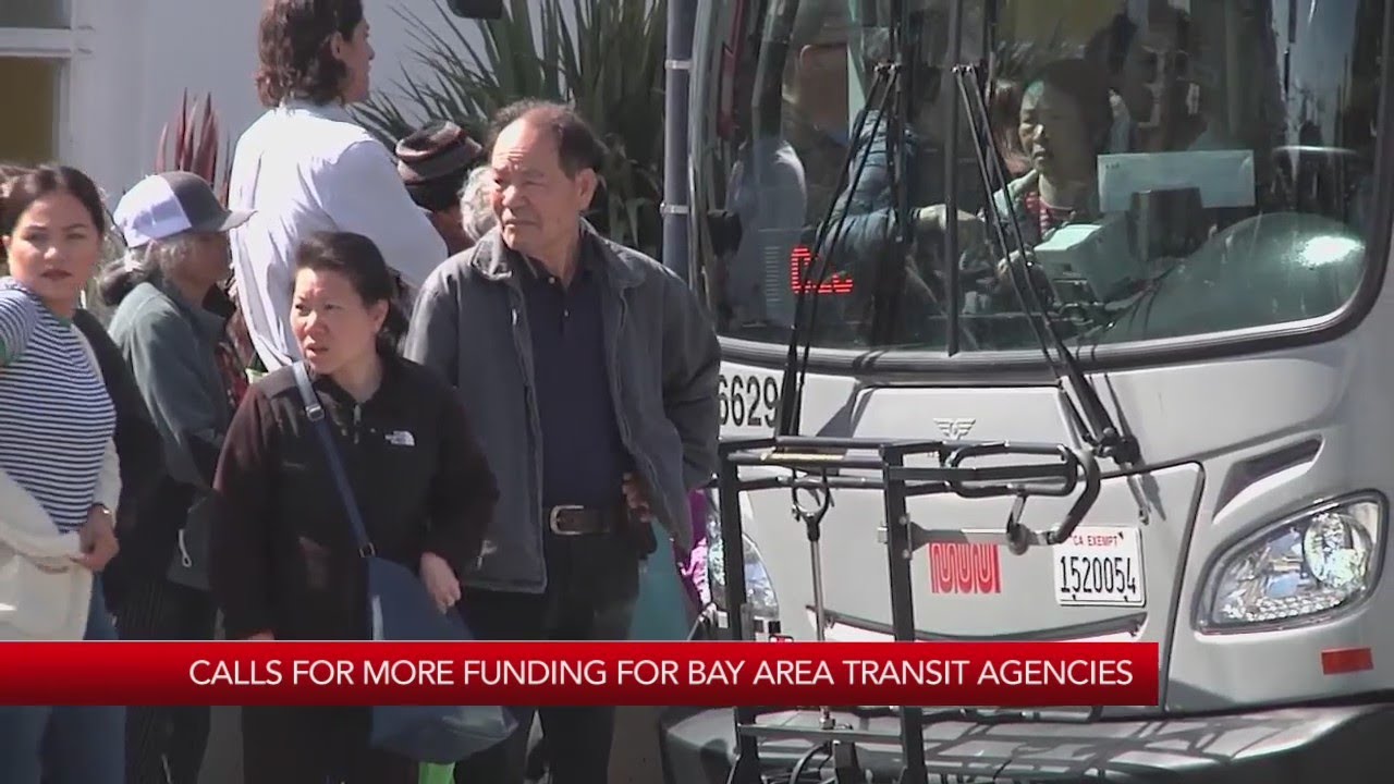 Calls for more funding for Bay Area transit agencies - YouTube