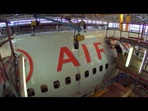 Conversion of Air Canada's first Boeing 767 Freighter