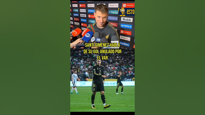 Para Santi Giménez no era fuera de lugar. #CopaOro2025