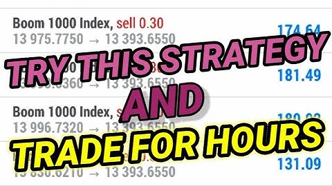 THIS IS HOW TO TRADE HIDDEN DIVERGENCE FOR OVER 6HOURS ON BOOM AND CRASH.