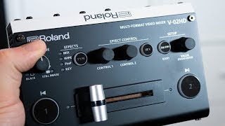 The WORLD'S SMALLEST multi-camera video mixer! The Roland V-02HD