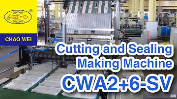 CHAO WEI: Double Layer 6 Lines Bottom or Blocked Bag Making Machine