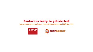 Why Barco through ScanSource?