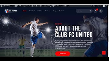 How to Install FC United WordPress Theme and Import demo