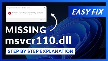 msvcr110.dll Error Windows 11 | 2 Ways To FIX | 2021