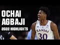 Ochai Agbaji 2022 NCAA tournament highlights