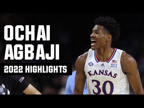 Ochai Agbaji 2022 NCAA tournament highlights