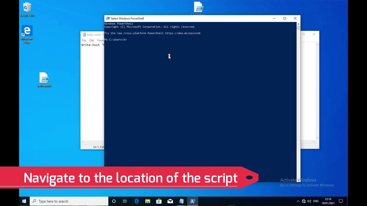 How To Execute A Powershell Script