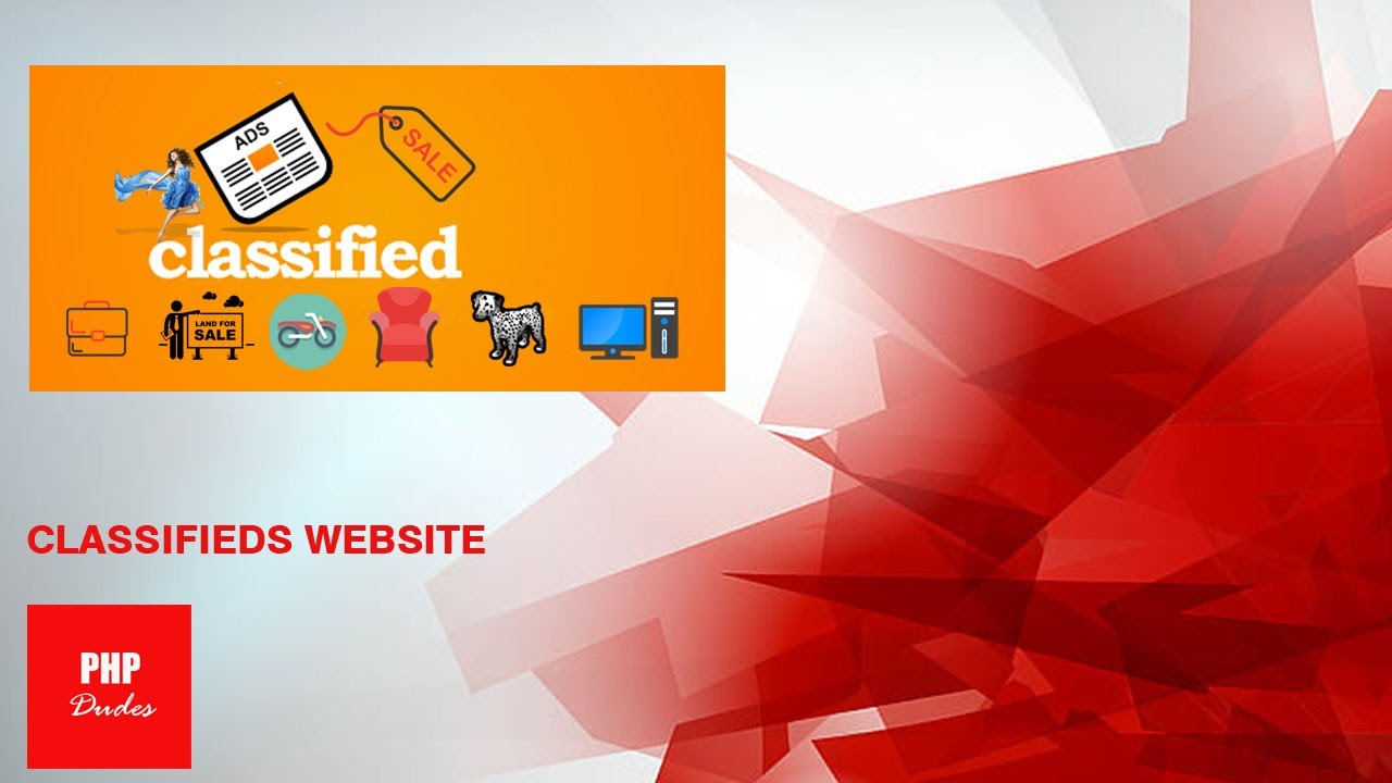 Classified Ad Posting Website with Admin Panel Demo in PHP, MYSQL