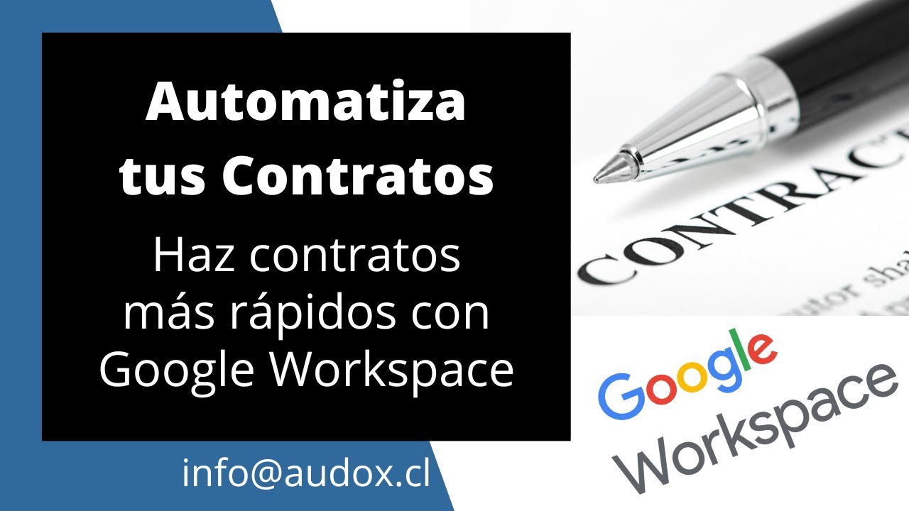 Automatiza tus Contratos con Google Workspace