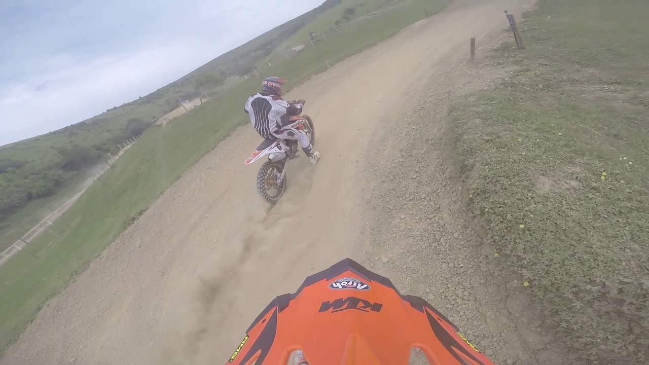 KTM experience-Barry Johnson follows me